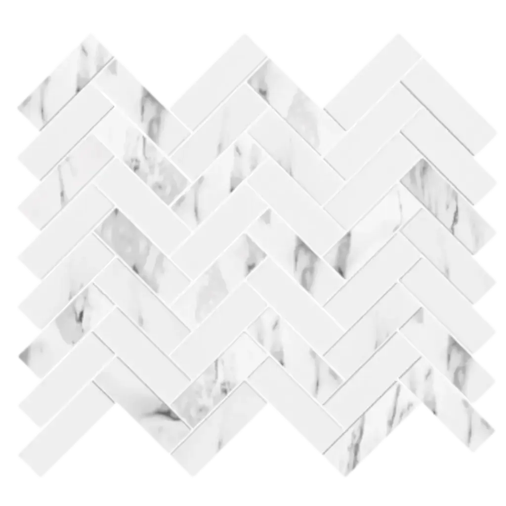 MOSAICO ARROW CALACATTA 22MLL x CJ 1.69 M2 x CJ.