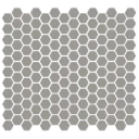 MOSAICO ESAGONO PICCOLO TUTTOSPESSORE LIGHT GREY BREZZA