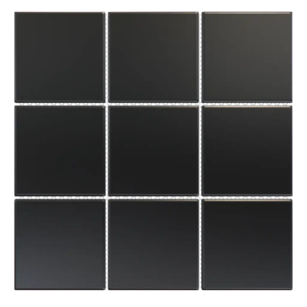 [BZ9879868] MOSAICO SQUARE PIXEL SMALTO NERO MATT BREZZA
