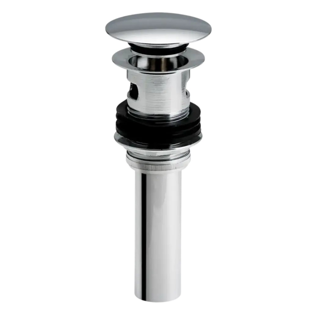 DESAGUE DE LAVAMANOS / BIDE PUSH BUTTOM CROMADO BM