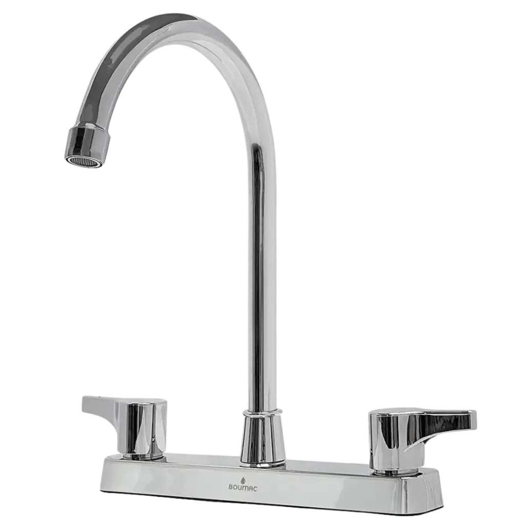 GRIFERIA DE FREGADERO 8" BOUMAC CROMADO BM