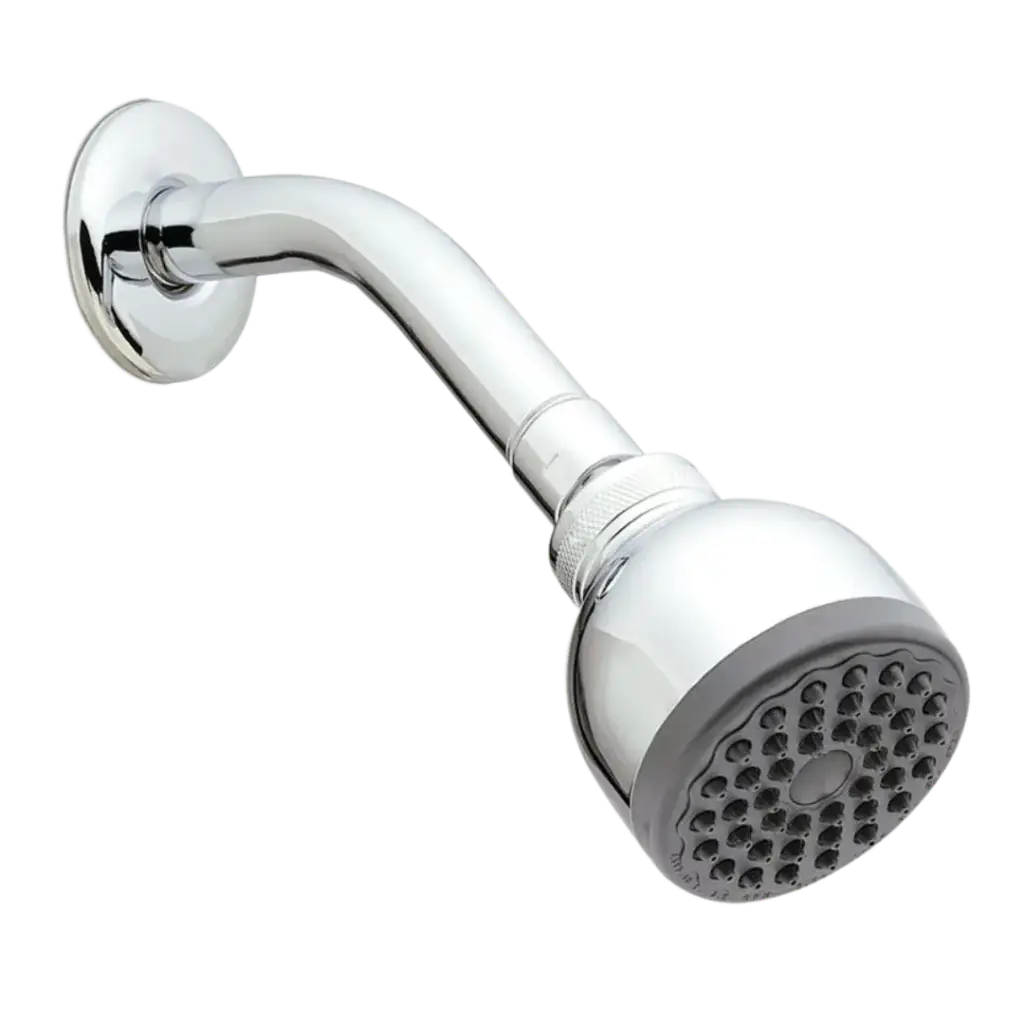 CABEZAL DUCHA ANTICALCARIE C/TUBO Y ROSETA CROMADO BM