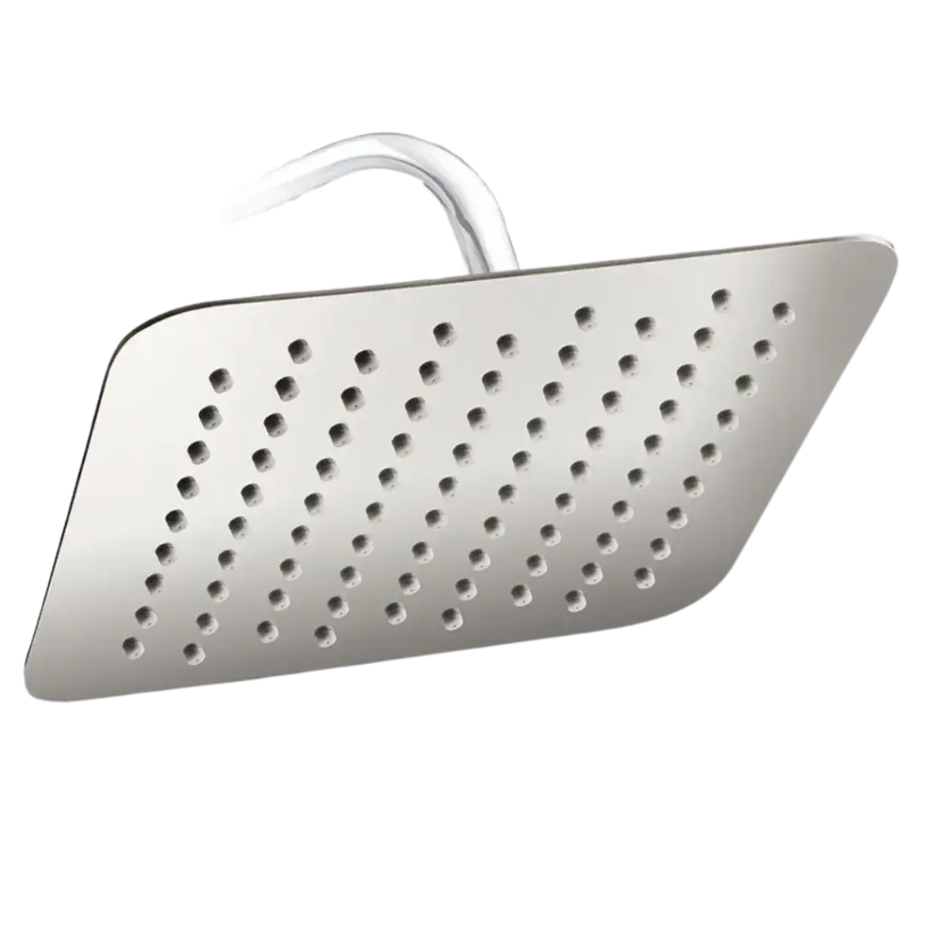 DUCHA REGADERA CUADRADA CAPRI 20CM CROMADO BM