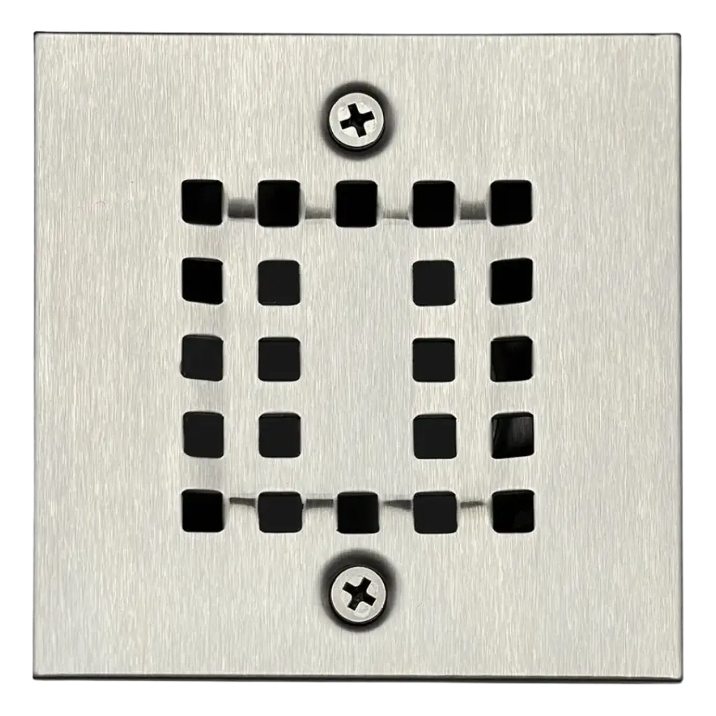 REJILLA INOX CUADRADA PERFORADA 10X10 CM BM