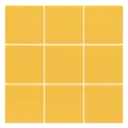 MOSAICO SQUARE PIXEL SUNSHINE YELLOW MATT BREZZA