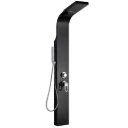 PANEL HIDRODUCHA BLACK NEGRO MATE CASTEL