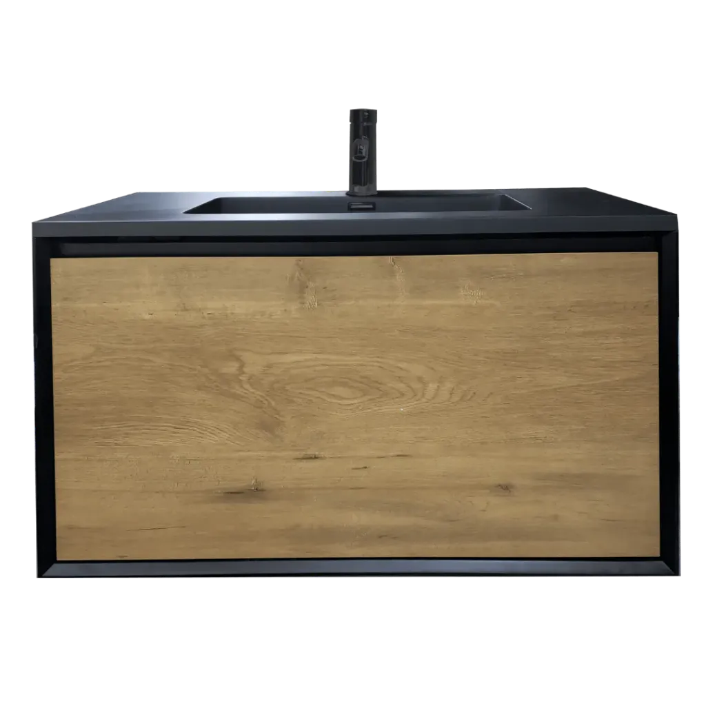 MUEBLE DE BAÑO FENIX 90CM ROBLE CASTEL