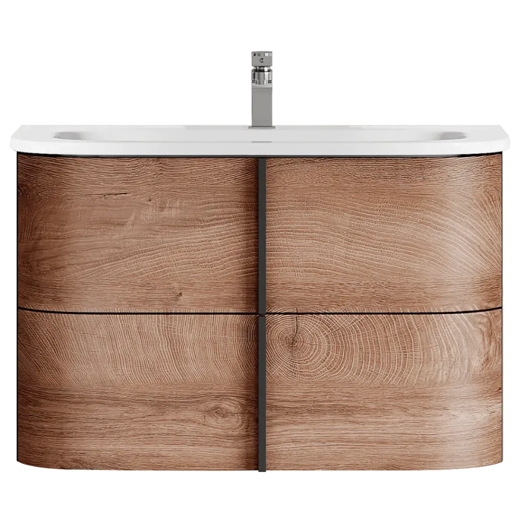 MUEBLE DE BAÑO JAEN 80CM FOREST WALNUT CASTEL