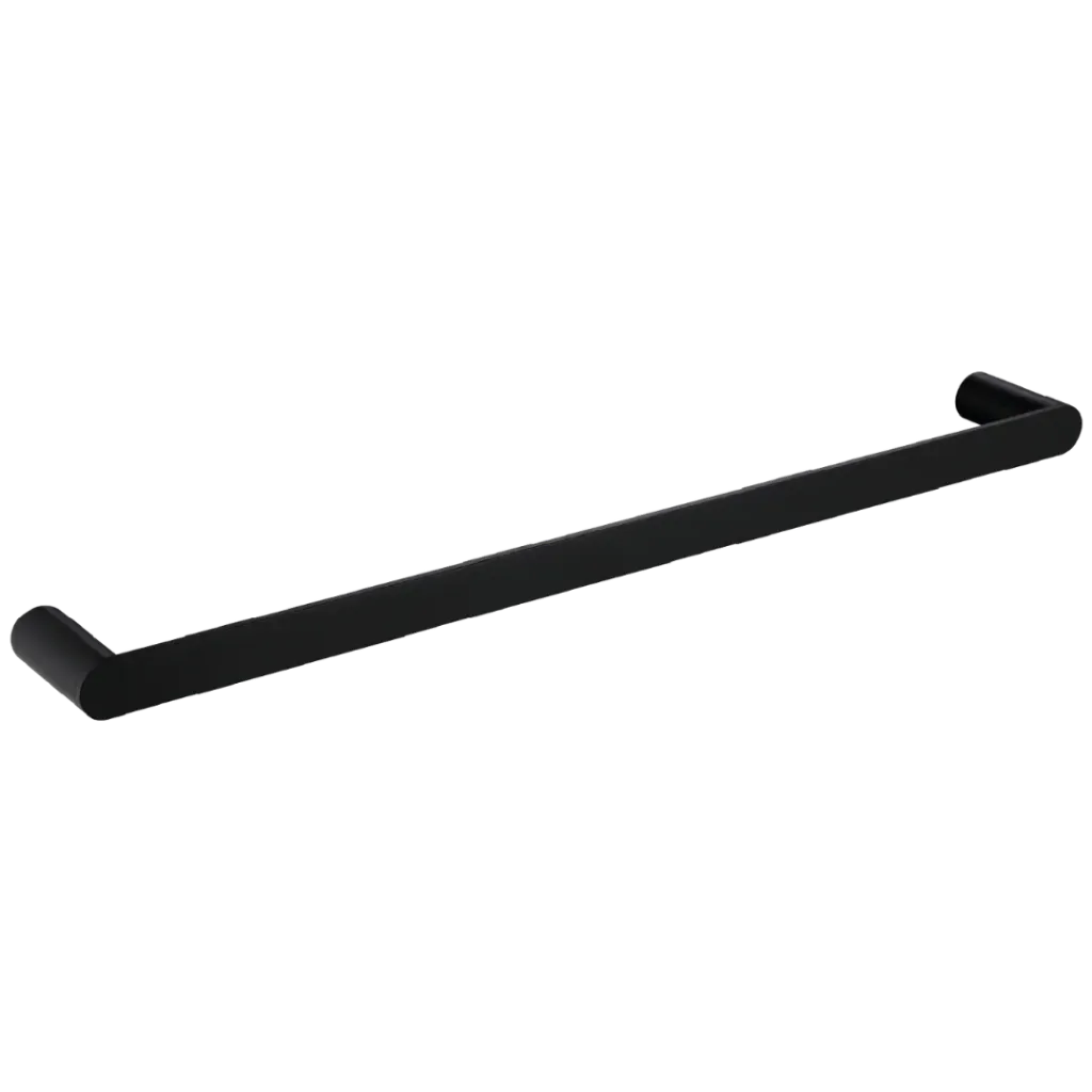 [18009N] TOALLERO BARRA ODESSA NEGRO MATE CASTEL