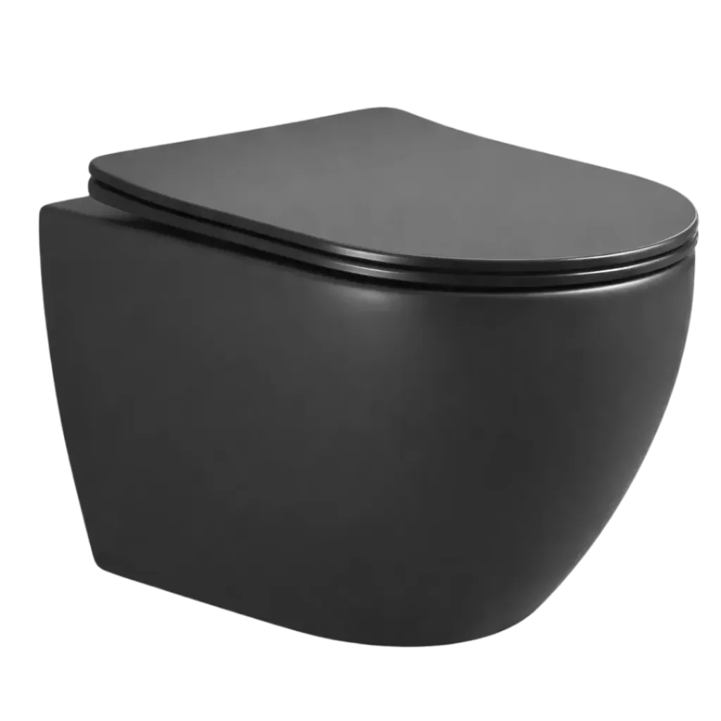 WC AEREO CLIO BLACK CASTEL