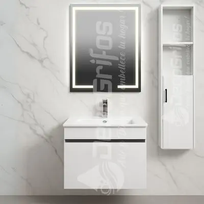 MUEBLE DE BAÑO PHUKET COMPLETO 60CM BLANCO THAI