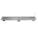 REJILLA RECTANGULAR PERFORADA 61X7.5CM FUNDICION PACIFICO