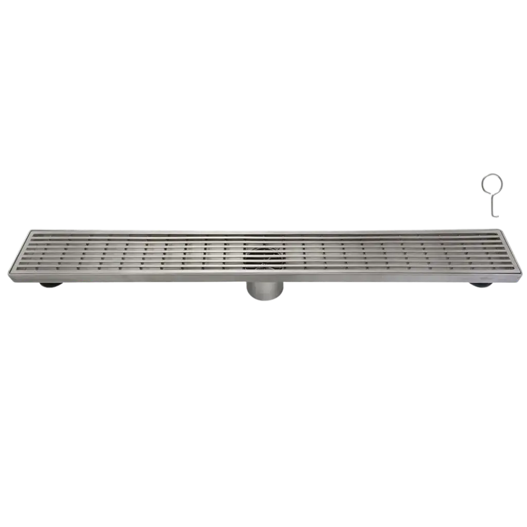 REJILLA RECTANGULAR ESTANDAR 61X7.5CM FUNDICION PACIFICO