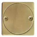TAPA CIEGA CUADRADA DORADO FUNDICION PACIFICO
