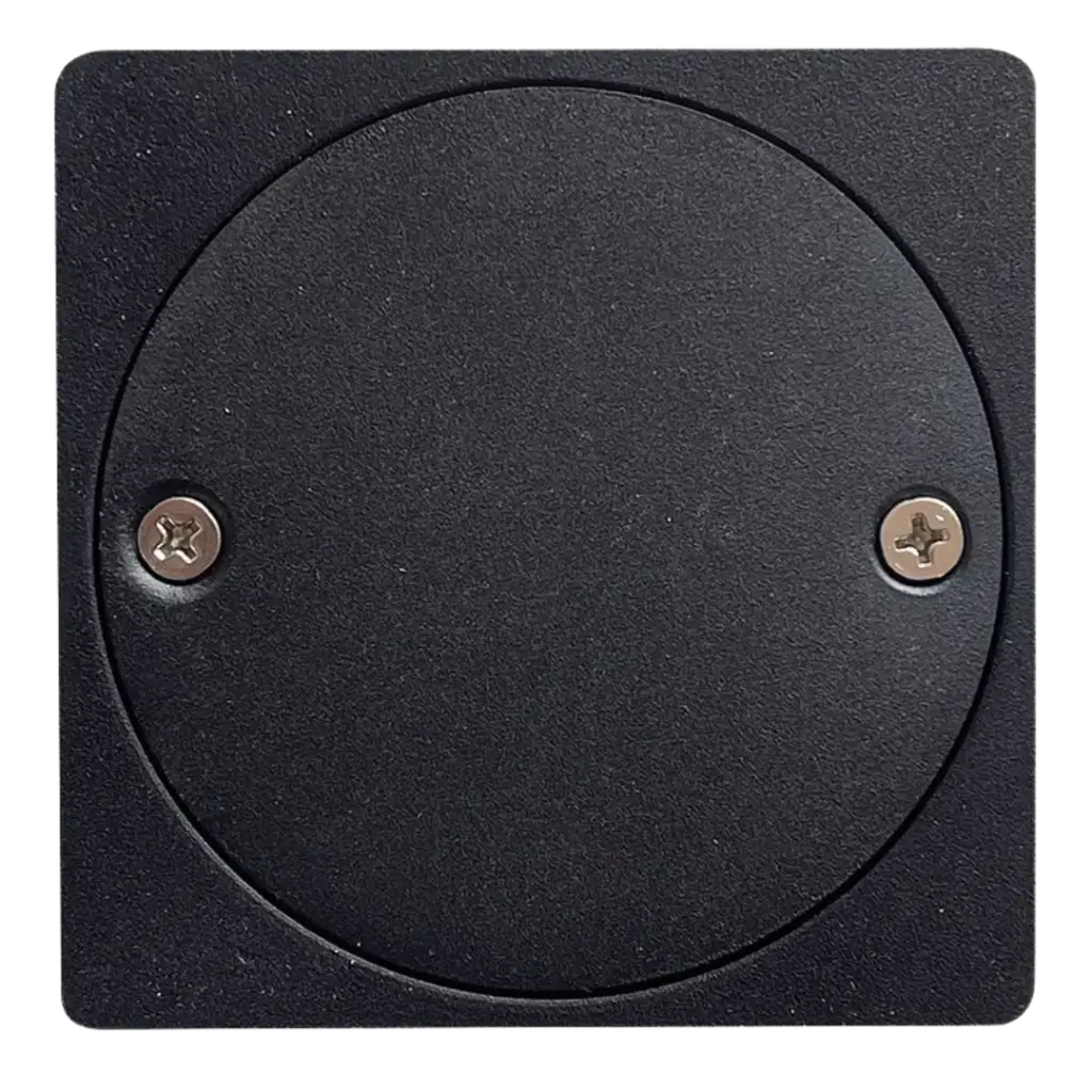 [08RJ11DARK] TAPA CIEGA CUADRADA NEGRO MATE FUNDICION PACIFICO