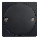 TAPA CIEGA CUADRADA NEGRO MATE FUNDICION PACIFICO