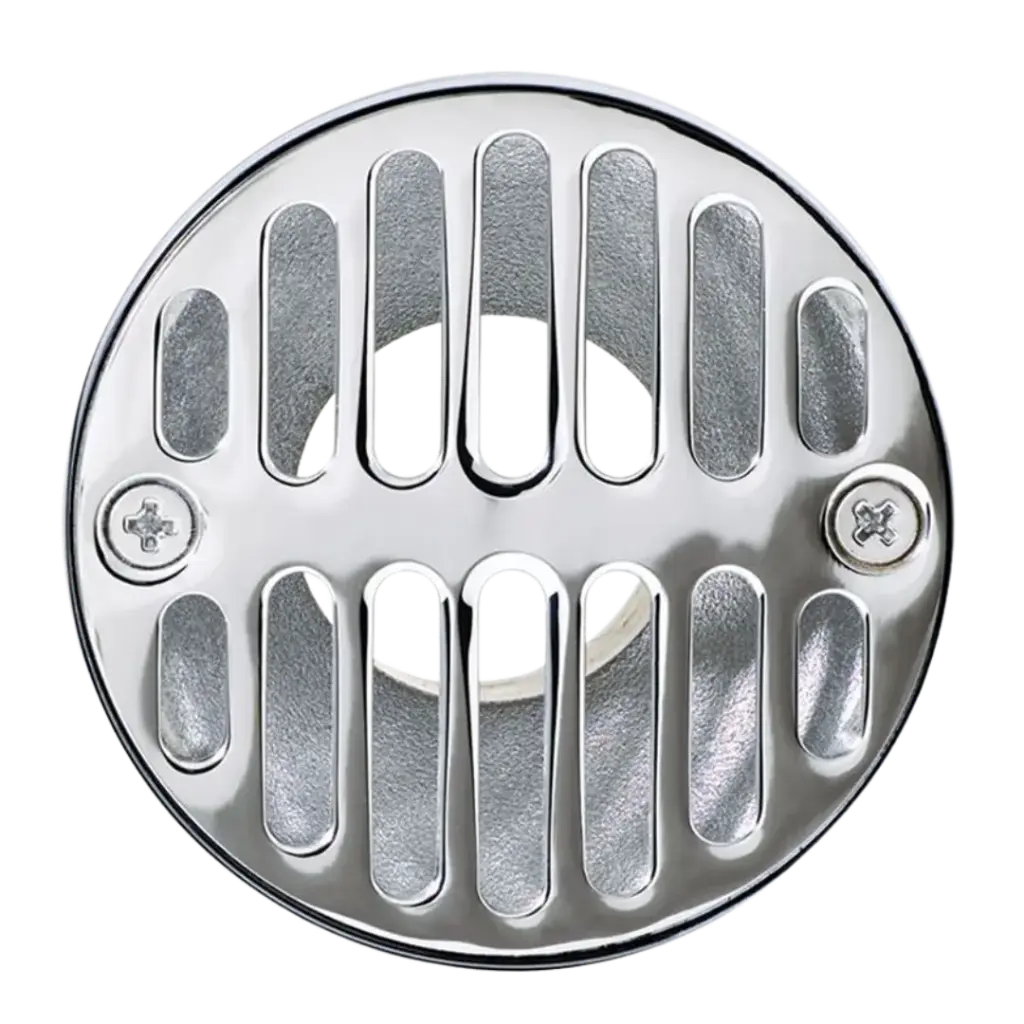 [08RJ02] REJILLA REDONDA ESTANDAR 10X10CM CROMADO FUNDICION PACIFICO