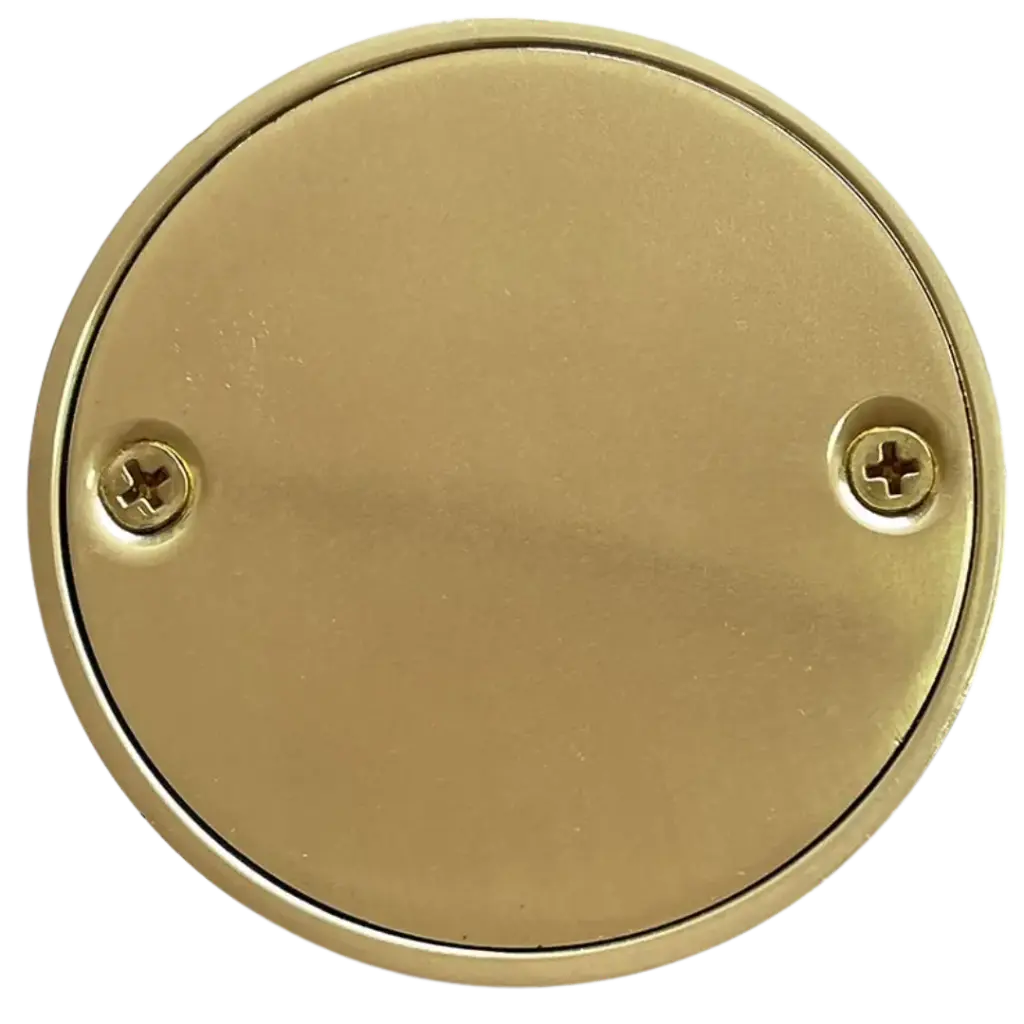 TAPA CIEGA REDONDA DORADO FUNDICION PACIFICO