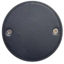 TAPA CIEGA REDONDA NEGRO MATE FUNDICION PACIFICO