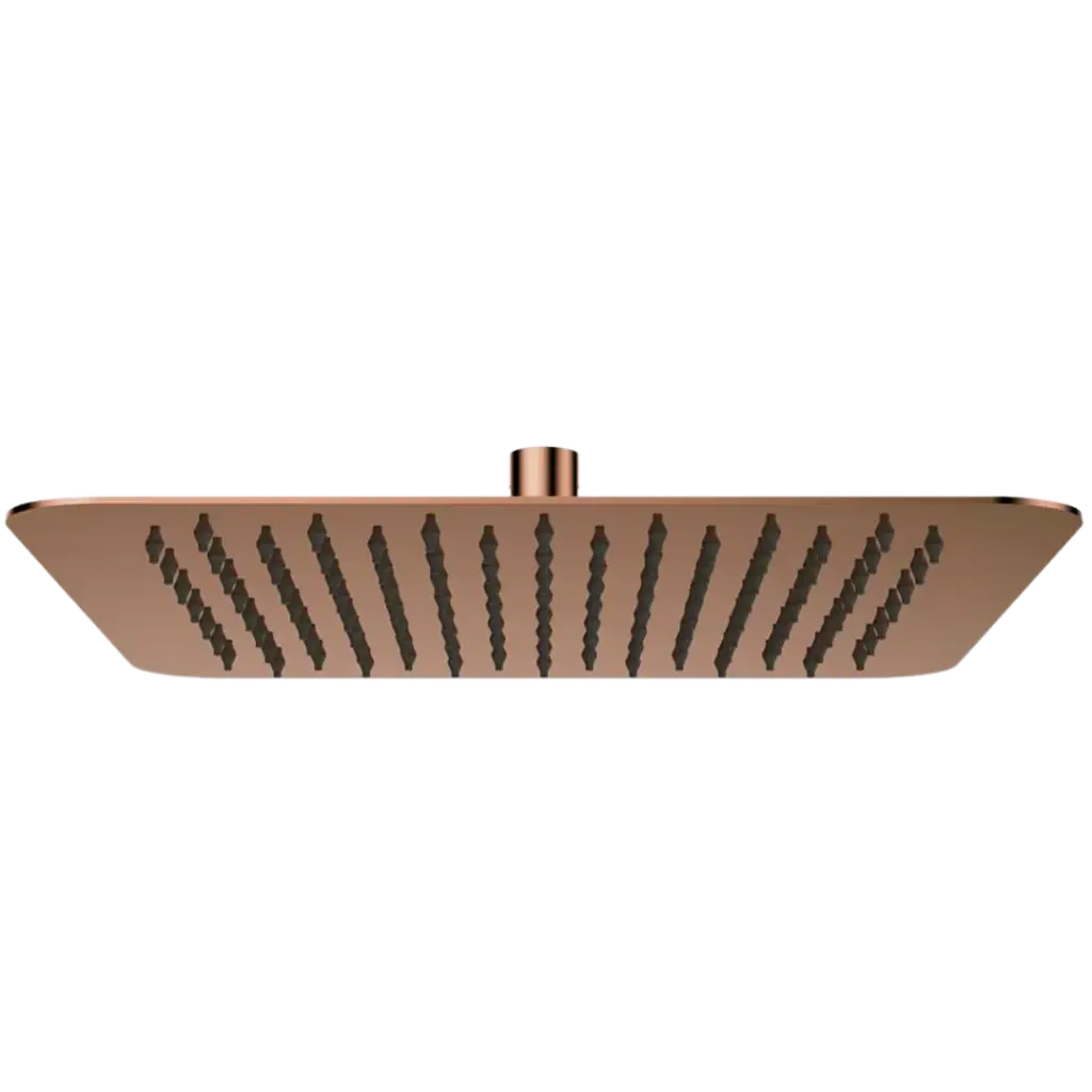 DUCHA REGADERA CUADRADA PRESTIGE 30CM ROSE GOLD FUNDICION PACIFICO