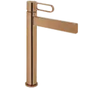 GRIFERIA DE LAVAMANOS ALTA PRESTIGE ROSE GOLD FUNDICION PACIFICO