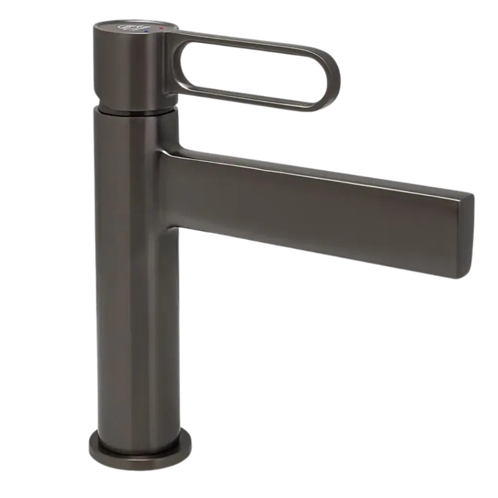 GRIFERIA DE LAVAMANOS BAJA PRESTIGE GUN METAL FUNDICION PACIFICO