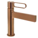 GRIFERIA DE LAVAMANOS BAJA PRESTIGE ROSE GOLD FUNDICION PACIFICO