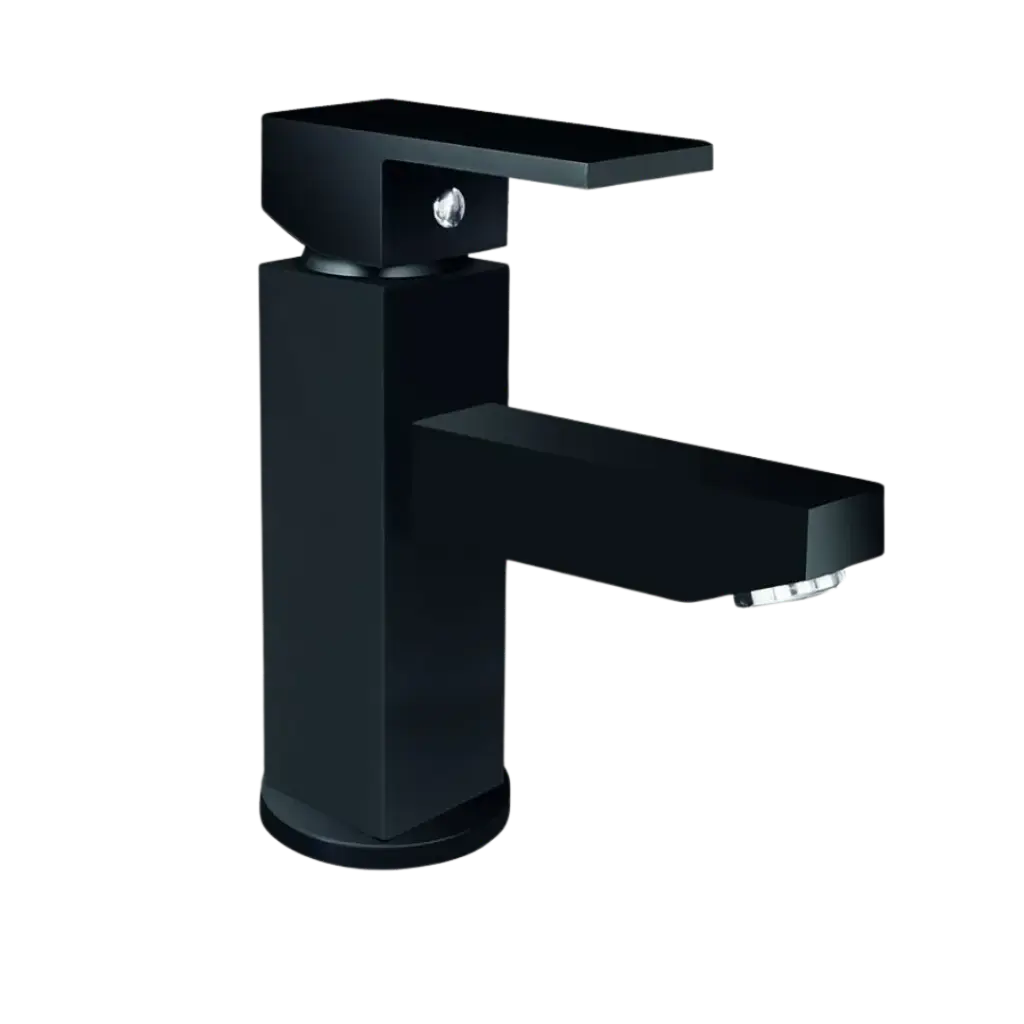 GRIFERIA DE LAVAMANOS BAJA QUADRA DARK FUNDICION PACIFICO