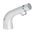 GRIFERIA DE LAVAMANOS PUSH BUTTON FRONTAL CROMADO FUNDICION PACIFICO