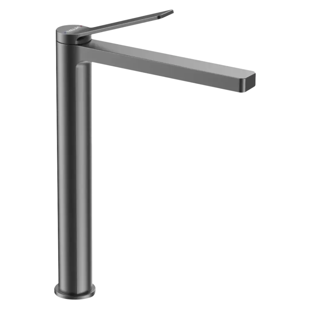 GRIFERIA DE LAVAMANOS ALTA GUN METAL FUNDICION PACIFICO