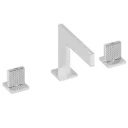 GRIFERIA DE LAVAMANOS 8" LUXE CROMADO FUNDICION PACIFICO