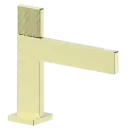 GRIFERIA DE LAVAMANOS BAJA LUXE DORADO MATE FUNDICION PACIFICO