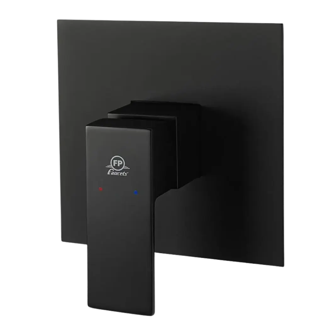 [32GDU0391] MONOMANDO DE DUCHA BLACK QUADRA FUNDICION PACIFICO