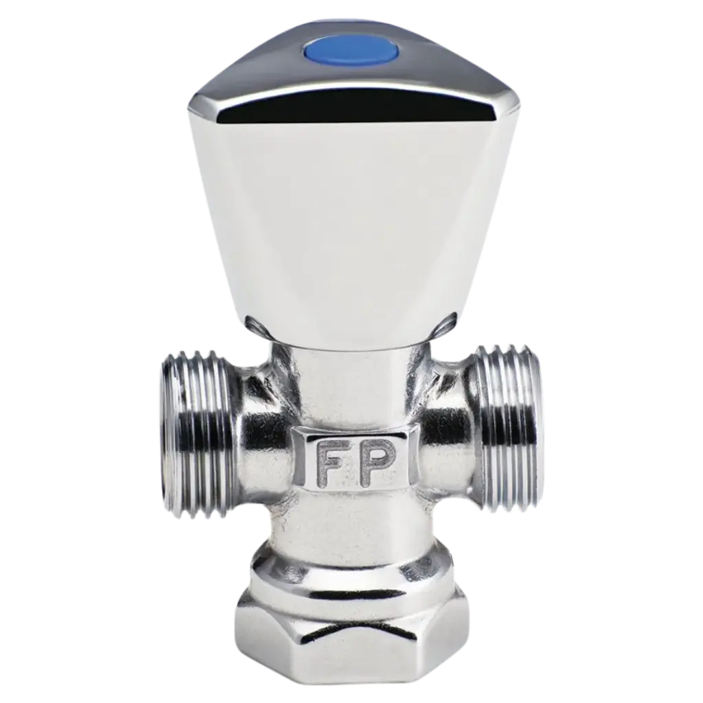 LLAVE DE ARRESTO 1/2" X 1/2" DOBLE FUNDICION PACIFICO