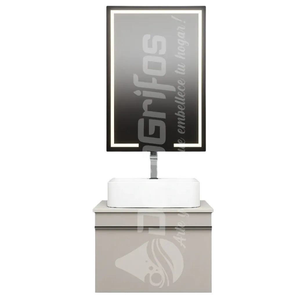 MUEBLE DE BAÑO KHAI 60CM GRIS CLARO THAI