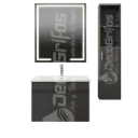 MUEBLE DE BAÑO PHUKET COMPLETO 60CM GRIS OSCURO THAI