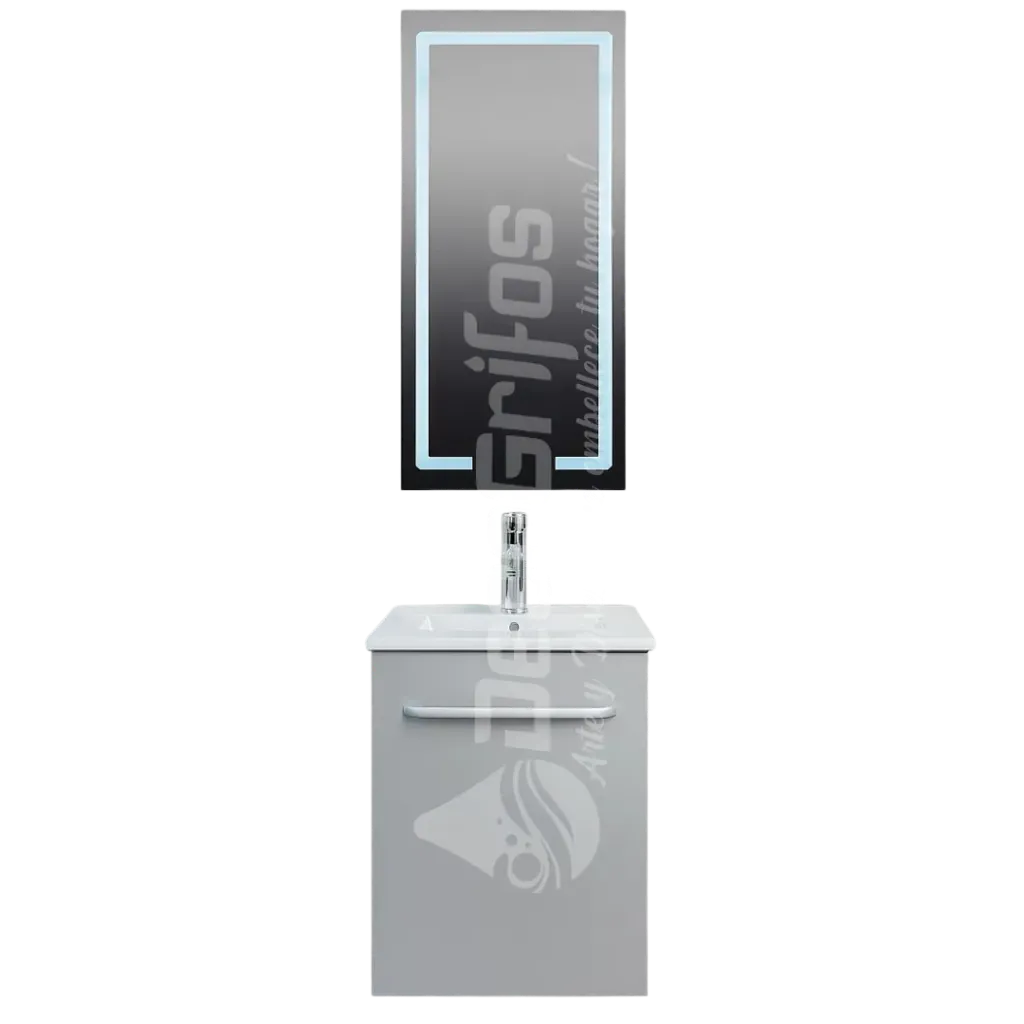 MUEBLE DE BAÑO TAK 40CM GRIS CLARO THAI