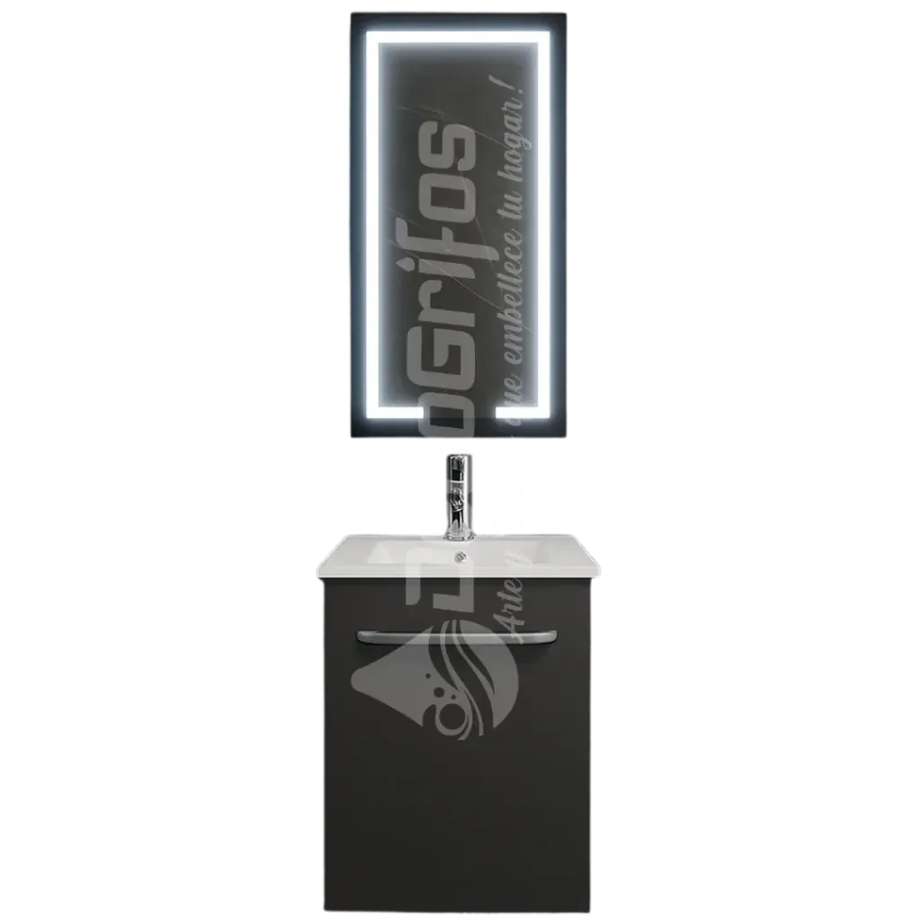 MUEBLE DE BAÑO TAK 40CM GRIS OSCURO THAI