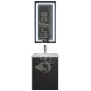 MUEBLE DE BAÑO TAK 40CM GRIS OSCURO THAI