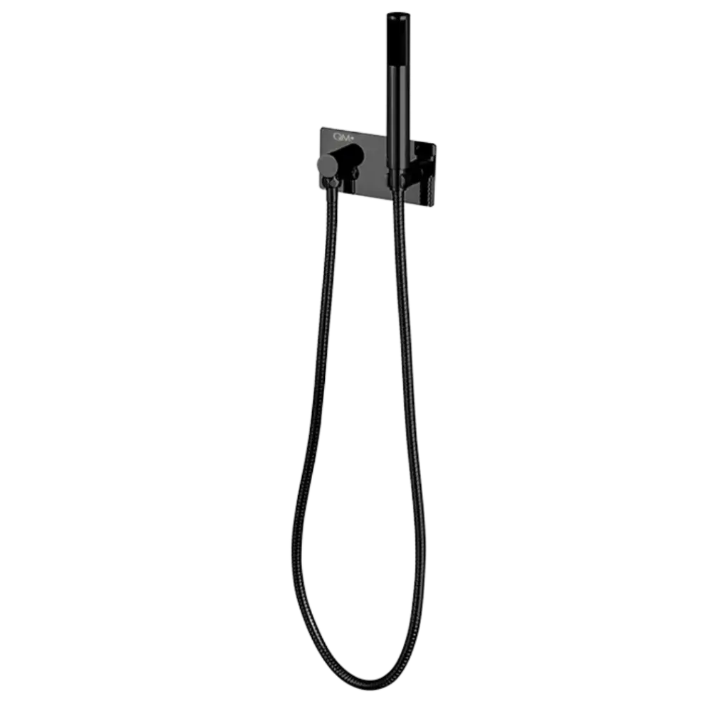 SET DUCHA DE MANO SUPREME NEGRO MATE QUALITY METAL