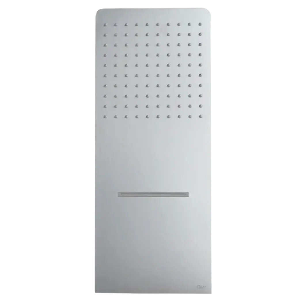 DUCHA REGADERA A PARED SUPREME SATINADO QUALITY METAL