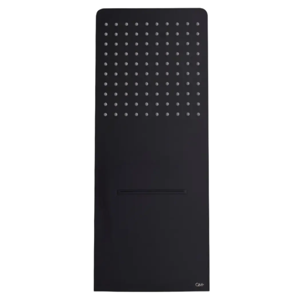 DUCHA REGADERA A PARED SUPREME NEGRO MATE QUALITY METAL