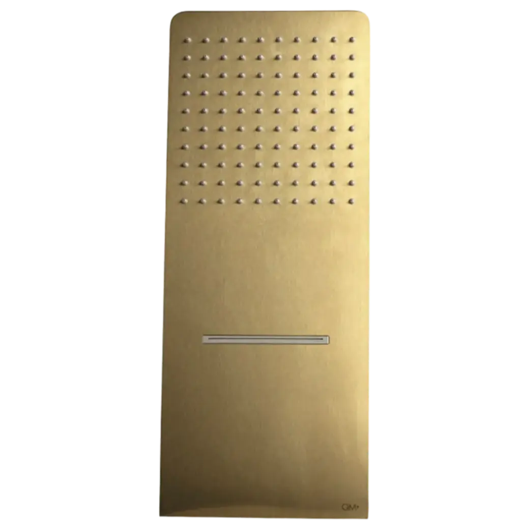 DUCHA REGADERA A PARED SUPREME DORADO QUALITY METAL