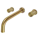 GRIFERIA DE LAVAMANOS DE PARED SUPREME GOLD QUALITY METAL