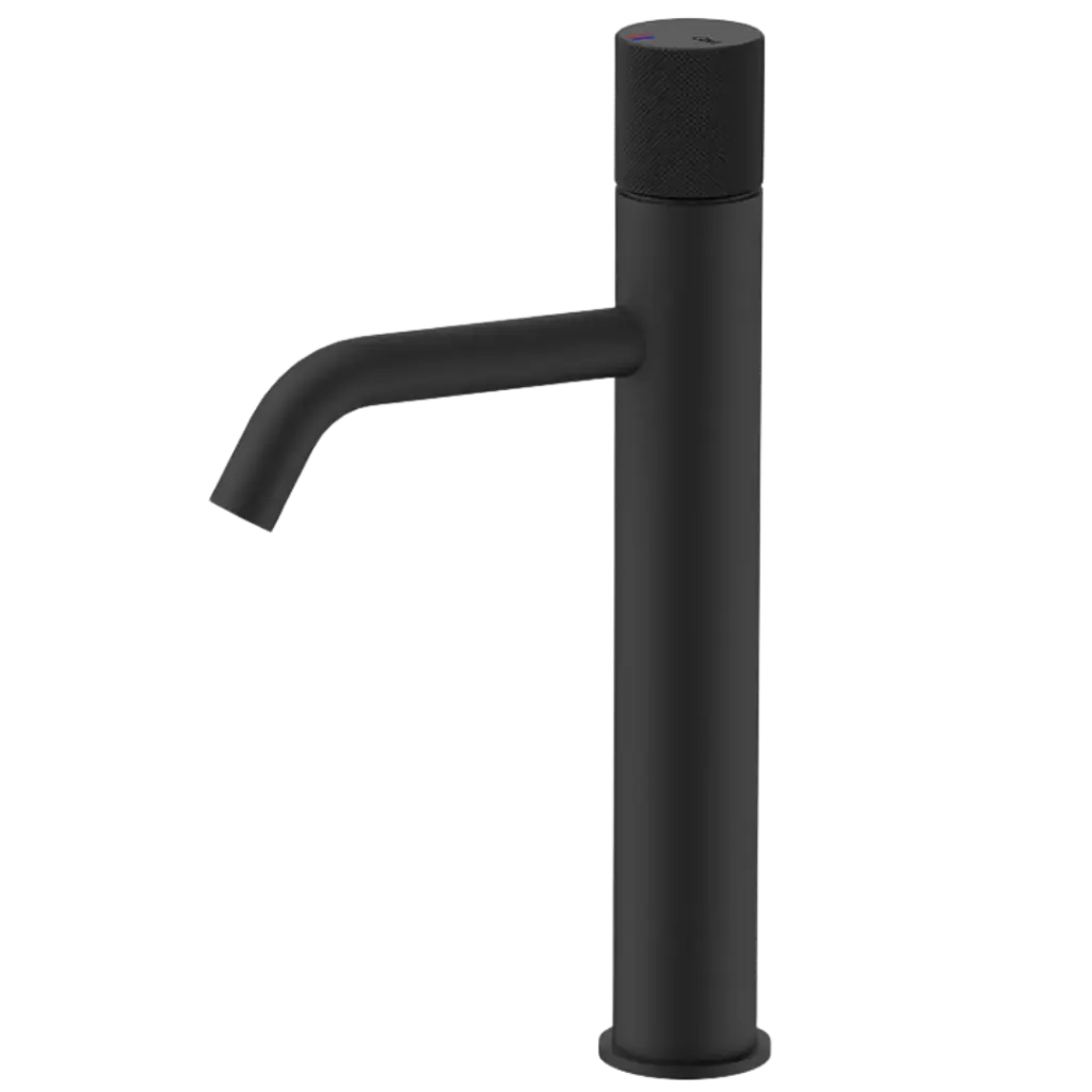 [QM 14.800.1102 B] GRIFERIA DE LAVAMANOS ALTA SUPREME BLACK QUALITY METAL