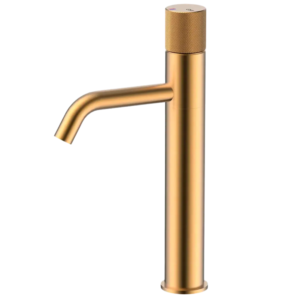 [QM 14.800.1103 G] GRIFERIA DE LAVAMANOS ALTA SUPREME GOLD QUALITY METAL