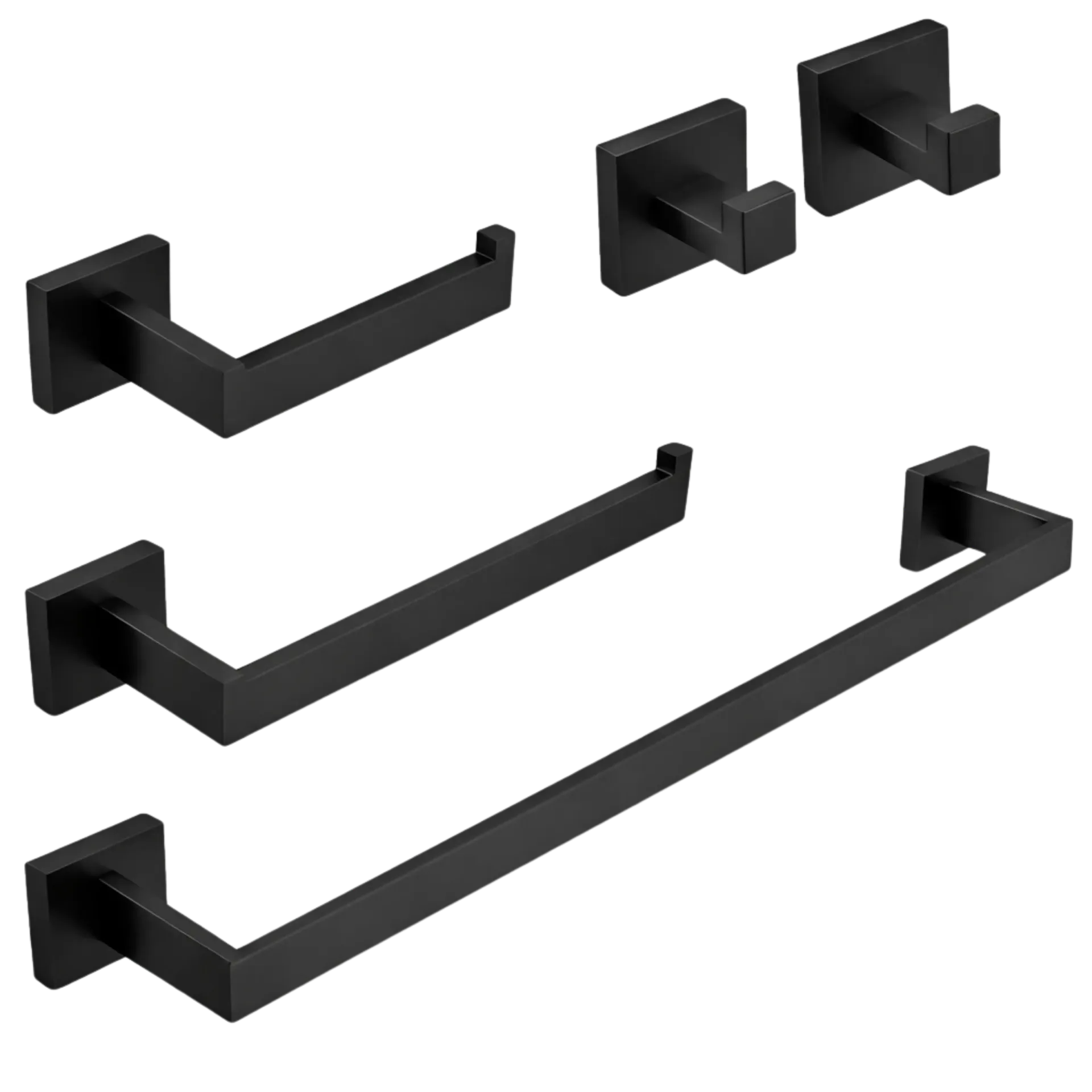 [RIV-703N] SET DE ACCESORIOS 5 PZAS SATINADO RIVER