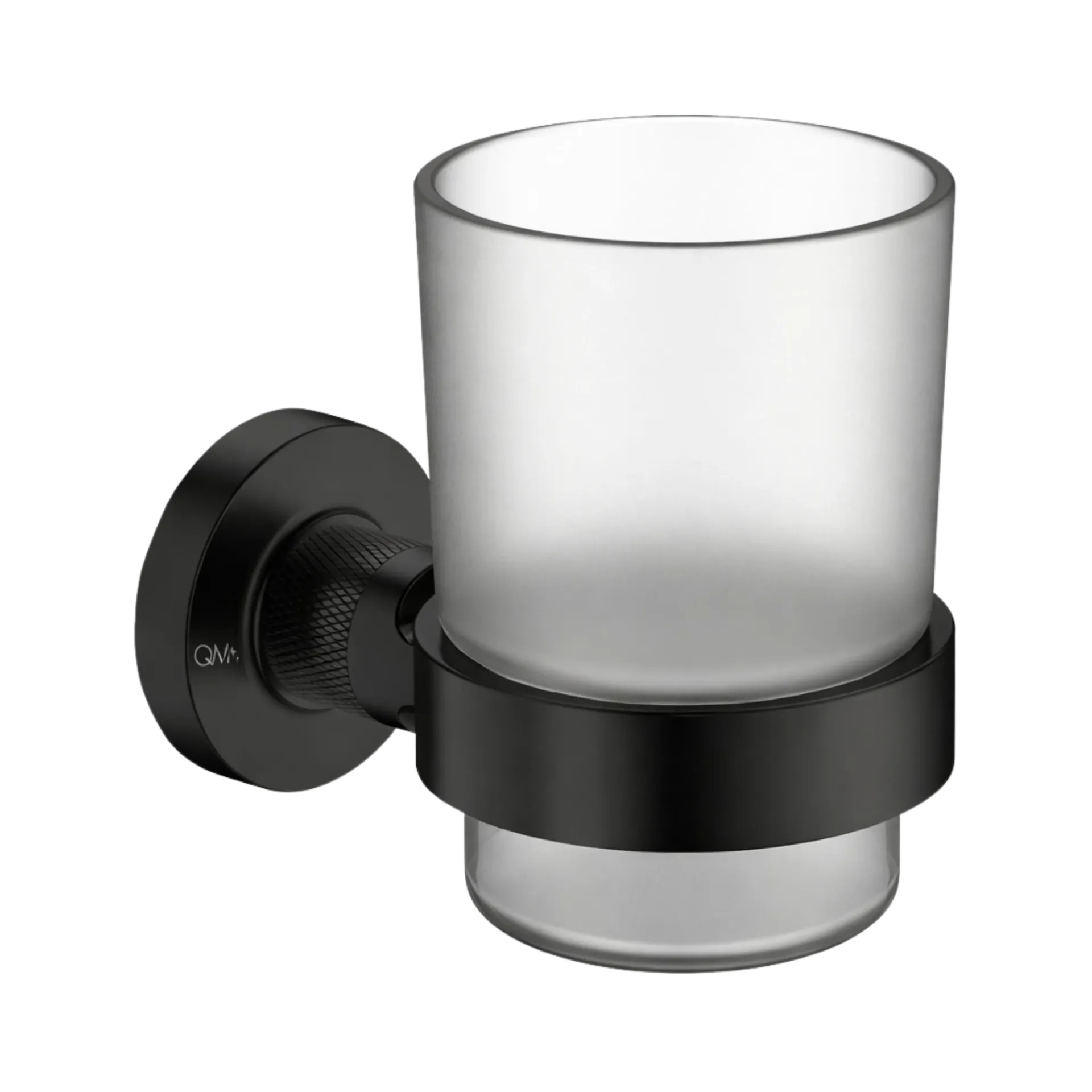 [QM 14.100.1015] PORTAVASOS SUPREME NEGRO MATE QUALITY METAL