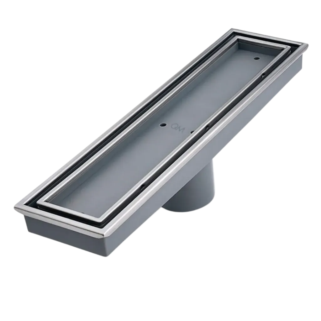 [QM 88.300.12 ST] REJILLA DESAGUE LINEAL VEIL 30.5CM SATINADO QUALITY METAL