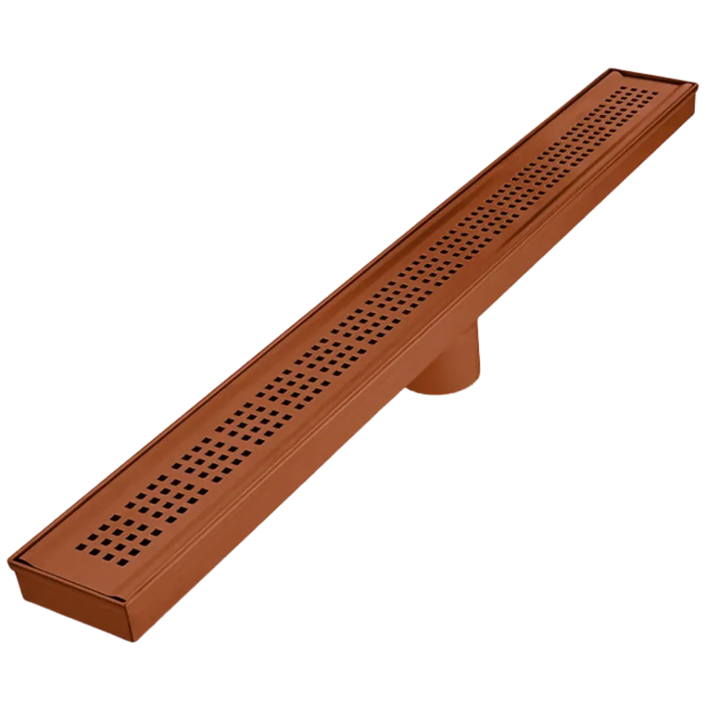 REJILLA DESAGUE LINEAL RIA 24" BRONCE QUALITY METAL